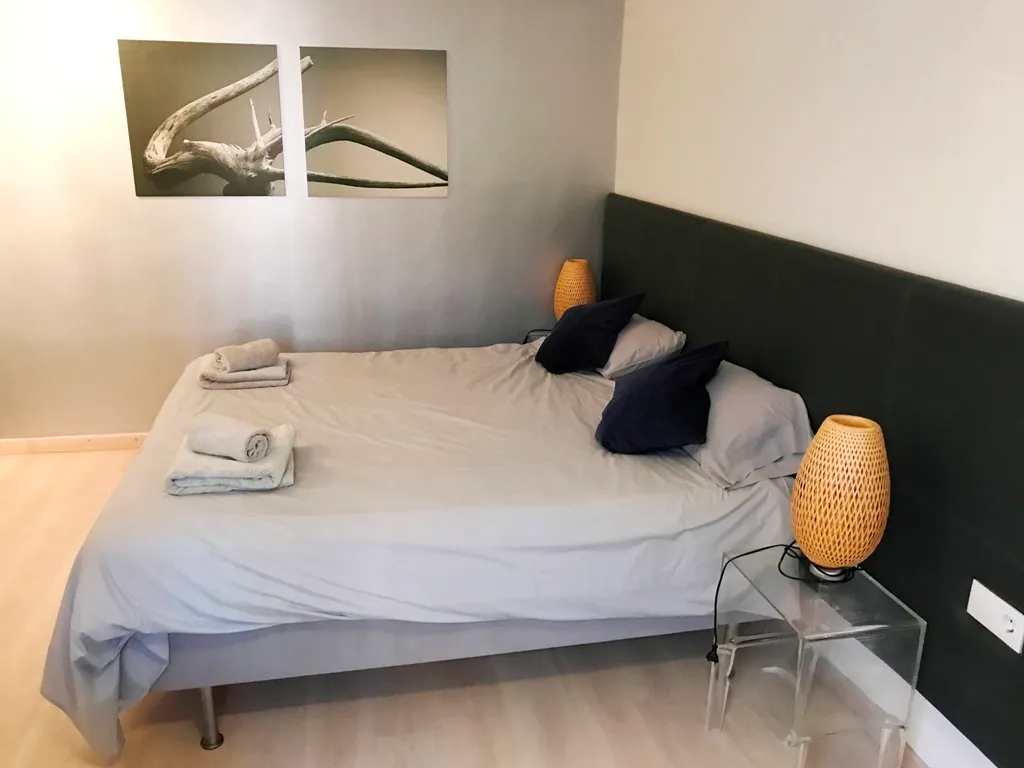 Zweites Schlafzimmer mit zwei Betten